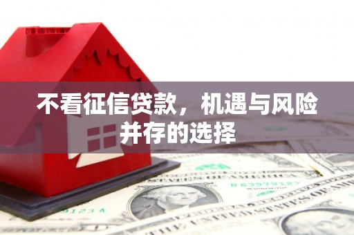 蒙阴不看征信贷款，机遇与风险并存的选择