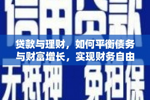 蒙阴贷款与理财，如何平衡债务与财富增长，实现财务自由