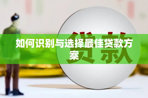 蒙阴如何识别与选择最佳贷款方案