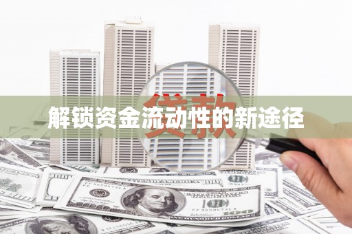 蒙阴解锁资金流动性的新途径